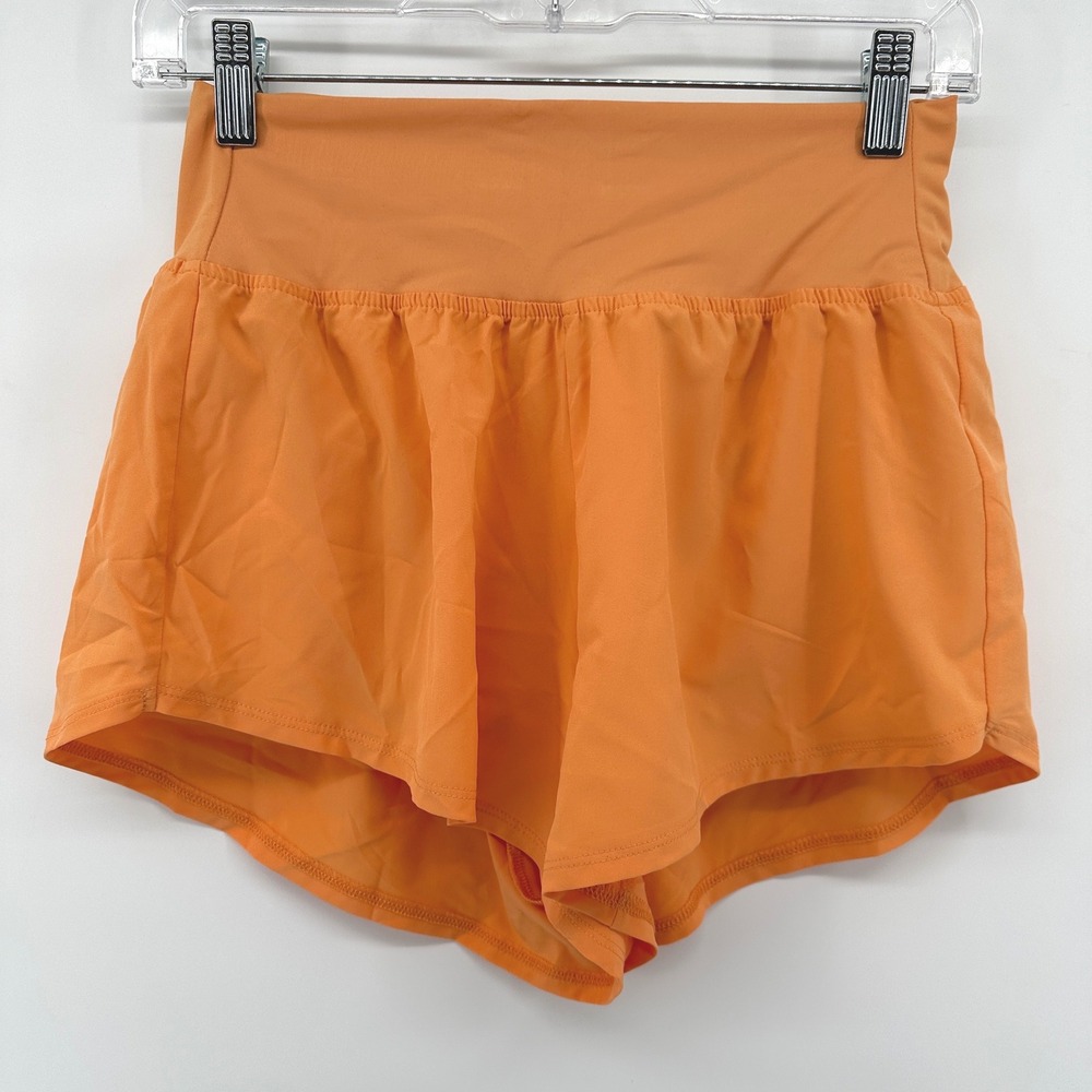 DSG Stride High-Rise Shorts Womens Small Vintage Orange DAW14103 Running Sport